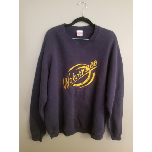 Vintage U of M Michigan Wolverines crewneck sweatshirt XL - Picture 1 of 7